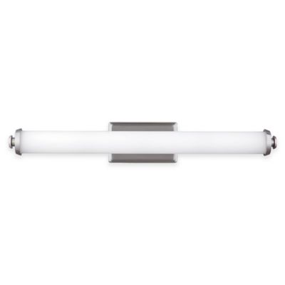 Feiss Edgebrook 30-Inch LED 1-Light Vanity Light Bar in Satin Nickel - www.BedBathandBeyond.com